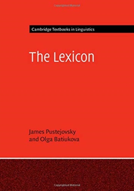 The Lexicon, Hardback Book