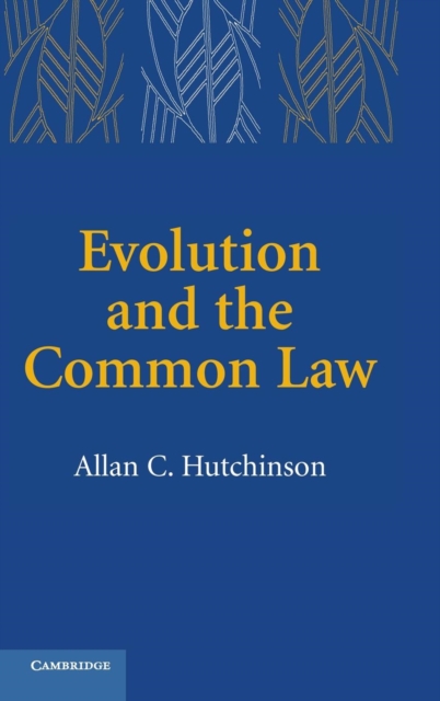 Evolution and the Common Law, Hardback Book