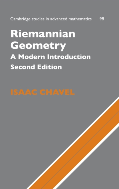 Riemannian Geometry : A Modern Introduction, Hardback Book
