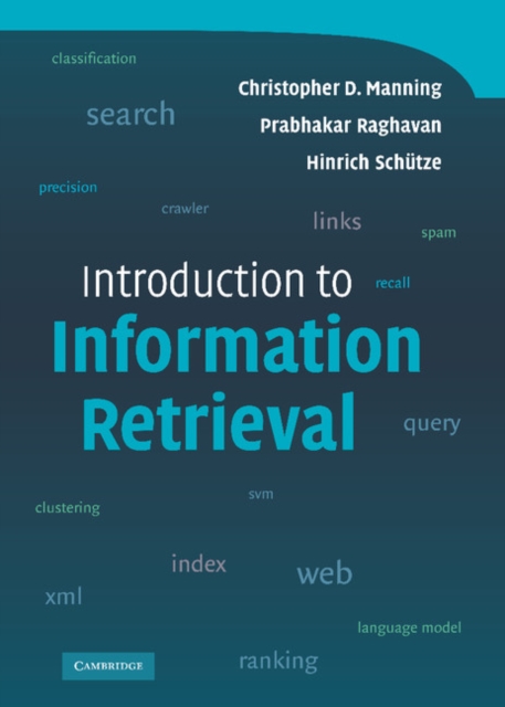 Introduction to Information Retrieval, Hardback Book
