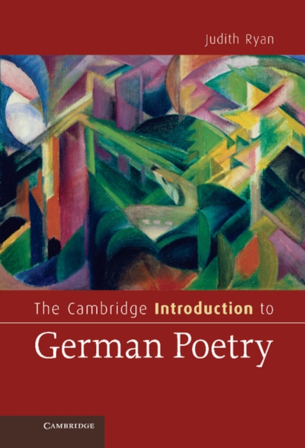 The Cambridge Introduction to German Poetry, Hardback Book