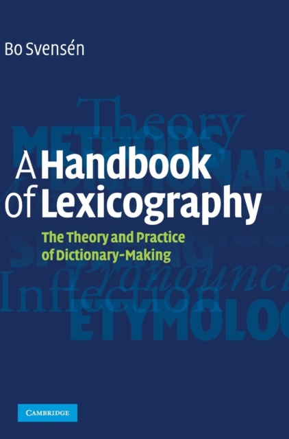 A Handbook of Lexicography : The Theory and Practice of Dictionary-Making, Hardback Book