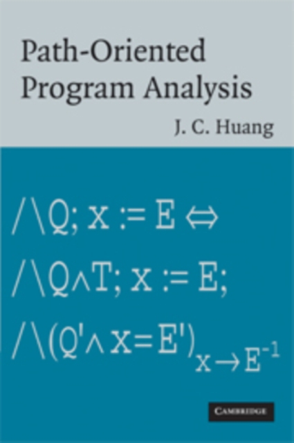 Path-Oriented Program Analysis, Hardback Book