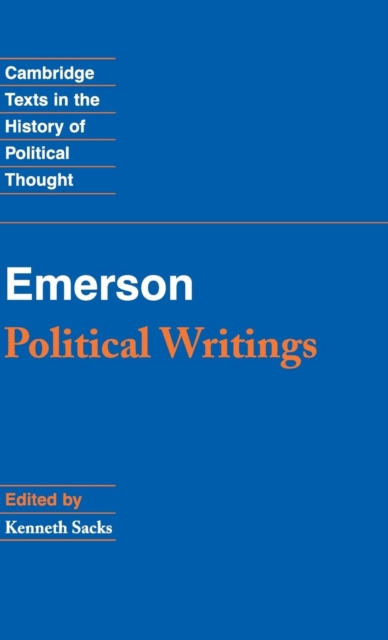 Emerson: Political Writings, Hardback Book