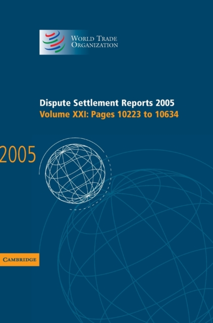 Dispute Settlement Reports 2005, Hardback Book