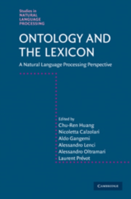 Ontology and the Lexicon : A Natural Language Processing Perspective, Hardback Book