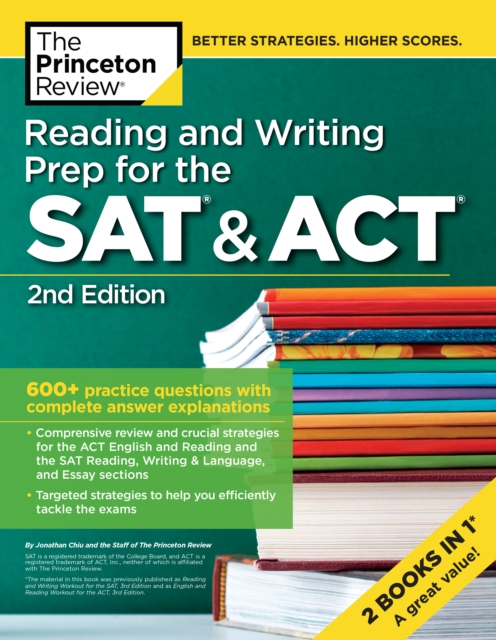 Reading and Writing Prep for the SAT and ACT, Paperback / softback Book