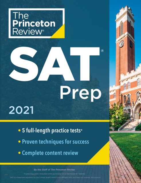Princeton Review SAT Prep, 2021, EPUB eBook
