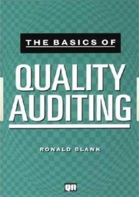 The Basics of Quality Auditing, Paperback / softback Book