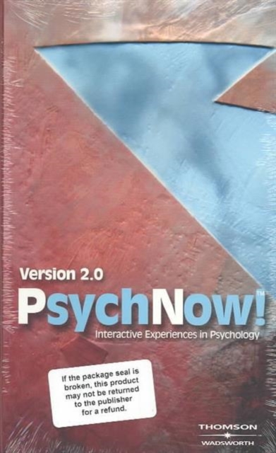 Psychnow! : Interactive Experiences in Psychology Version 2.0, CD-ROM Book