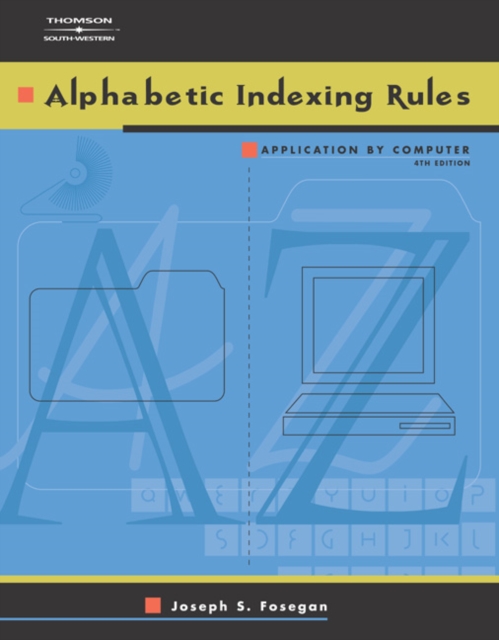 Alphabetic Indexing Rules : Application by Computer, Mixed media product Book
