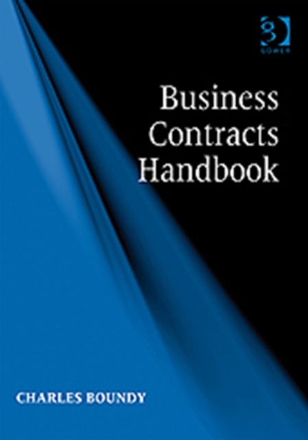 Business Contracts Handbook, Hardback Book