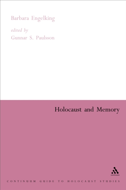 Holocaust and Memory, PDF eBook