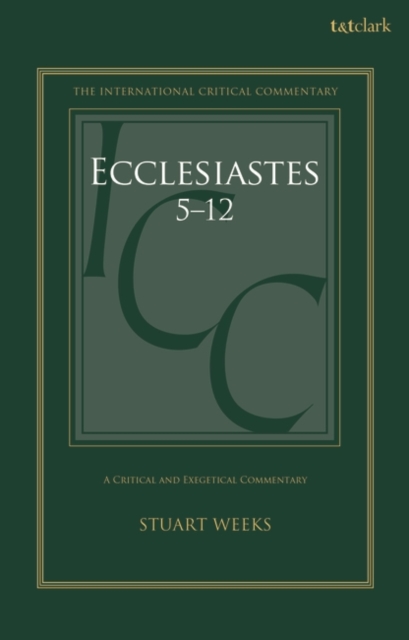 Ecclesiastes 5-12 : A Critical and Exegetical Commentary, PDF eBook