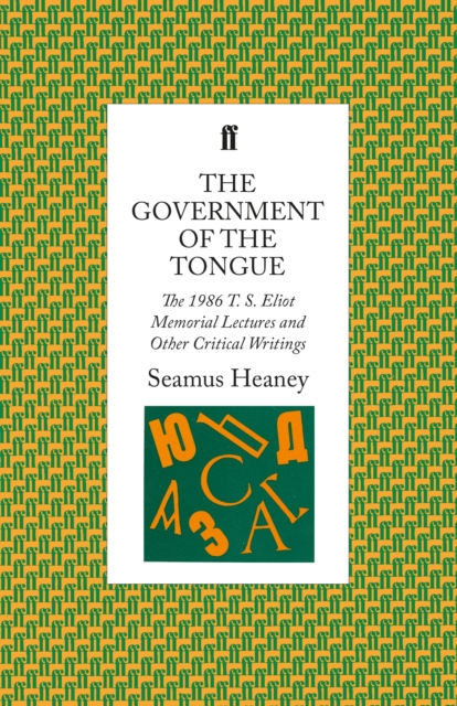Government of the Tongue, Paperback / softback Book