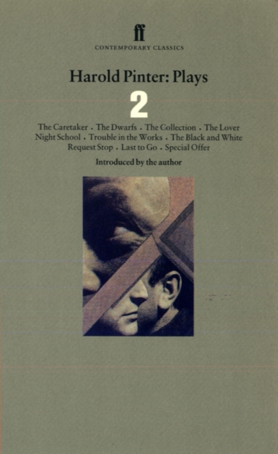 Harold Pinter Plays 2 : The Caretaker; Night School; The Dwarfs; The Collection; The Lover, Paperback / softback Book