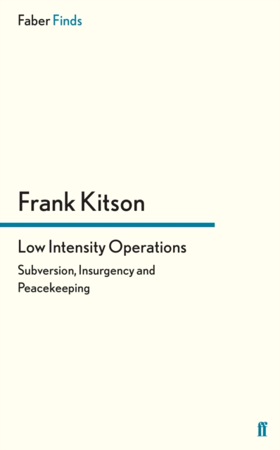 Low Intensity Operations, EPUB eBook