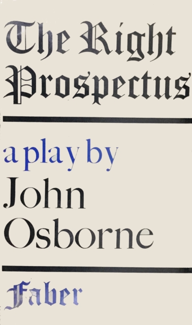 Right Prospectus : A Play for Television, EPUB eBook