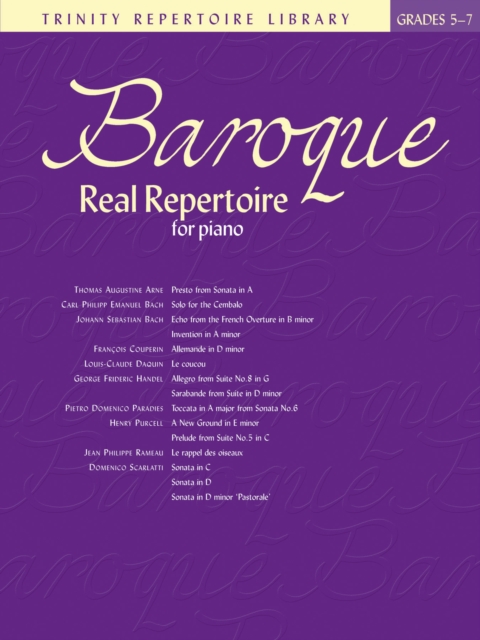 Baroque Real Repertoire, Sheet music Book