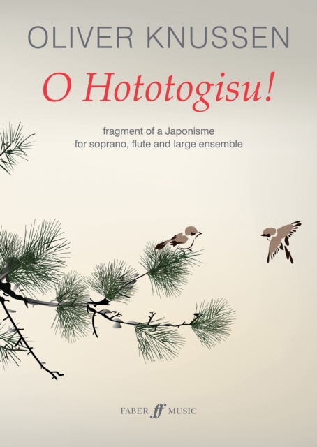 O Hototogisu!, Sheet music Book