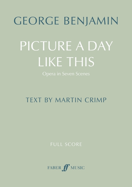 Picture a Day Like This (full score), Sheet music Book