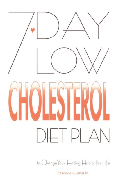 7-Day Low Cholesterol Diet Plan, EPUB eBook