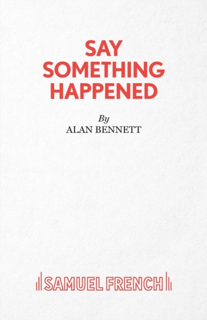Say Something Happened, Paperback / softback Book