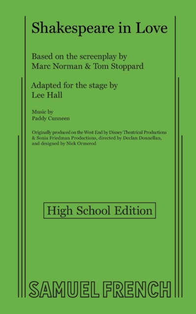 Shakespeare in Love (High School Edition), Paperback / softback Book