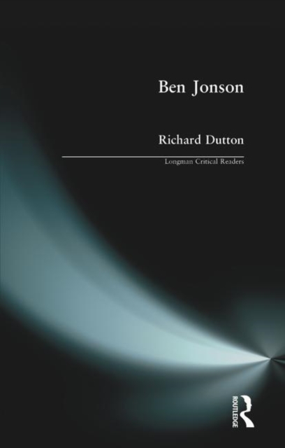 Ben Jonson, Paperback / softback Book