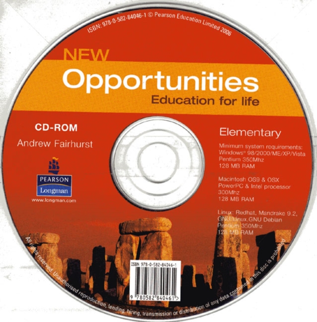 Opportunities Global Elementary CD-ROM New Edition, CD-ROM Book