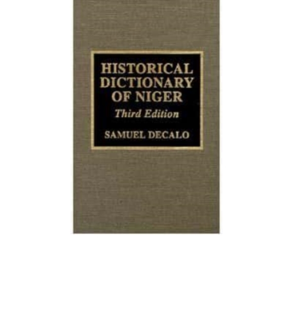 Historical Dictionary of Niger, Book Book