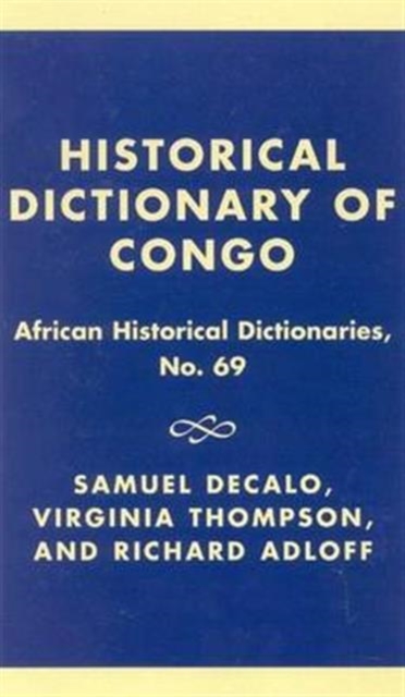 Historical Dictionary of Congo, Book Book