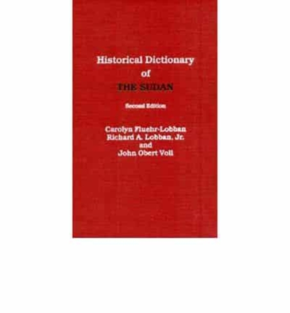 Historical Dictionary of the Sudan, Book Book