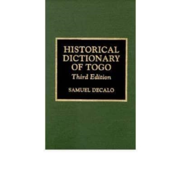 Historical Dictionary of Togo, Book Book