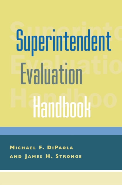 Superintendent Evaluation Handbook, EPUB eBook