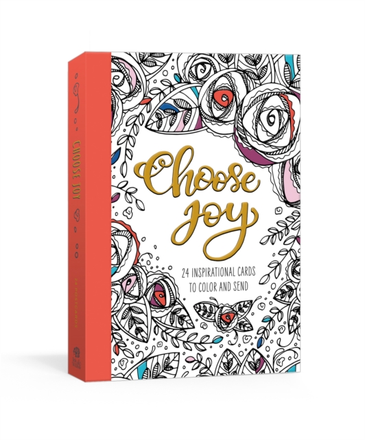 Choose Joy Postcard Book : 24 Inspirational Cards to Color and Send, Novelty book Book