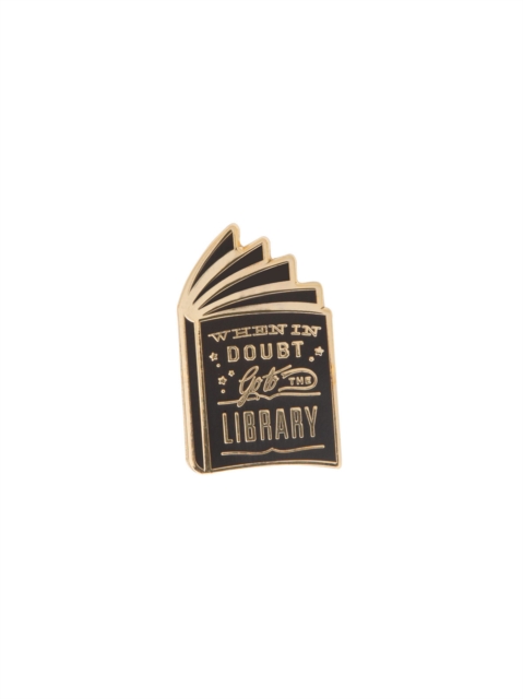 When in Doubt, Go to the Library Enamel Pin, General merchandize Book