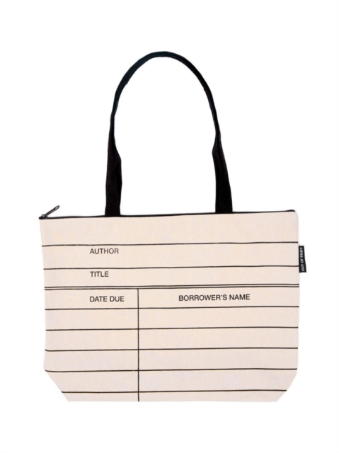 Library Card Market Tote Bag, ZL Book
