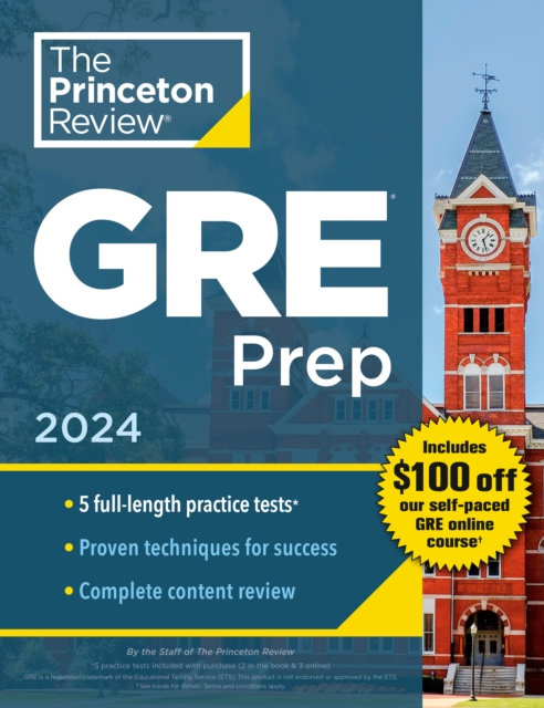 Princeton Review GRE Prep, 2024, EPUB eBook