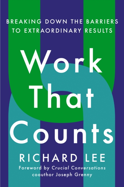 Work That Counts : Breaking Down the Barriers to Extraordinary Results, Paperback / softback Book