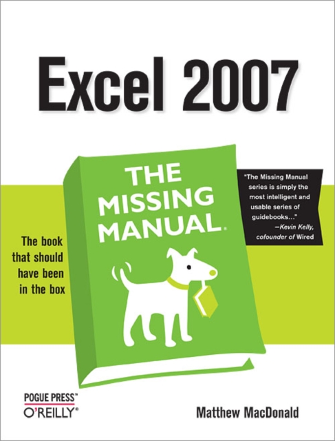 Excel 2007: The Missing Manual, PDF eBook