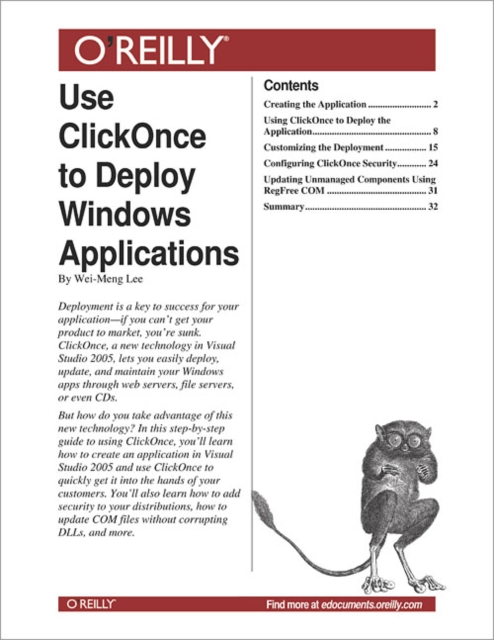 Use ClickOnce to Deploy Windows Applications, PDF eBook