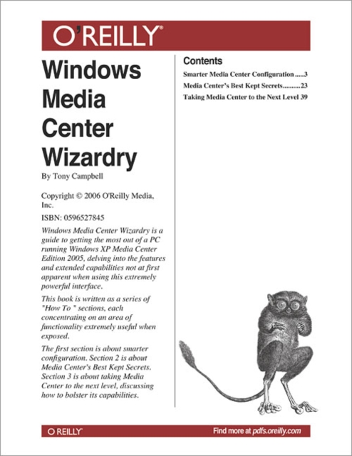 Windows Media Center Wizardry, PDF eBook