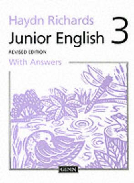 Haydn Richards : Junior English :Pupil Book 3 With Answers -1997 Edition, Paperback / softback Book