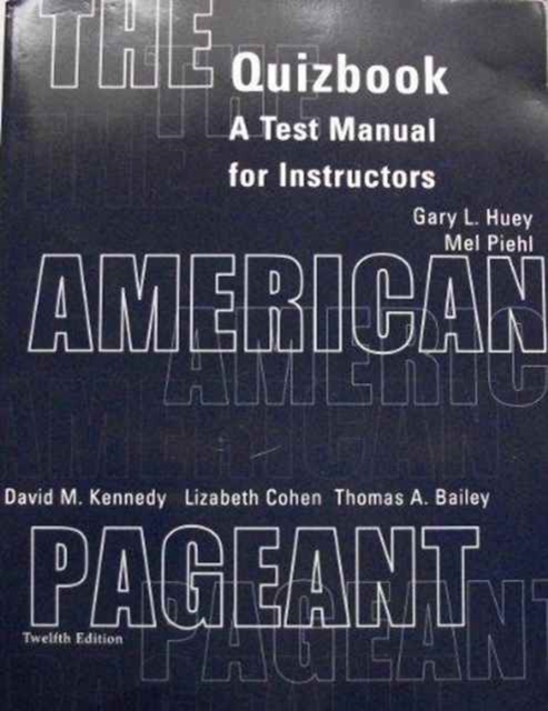 AMERICAN PAGEANT TB 12ED, Paperback Book