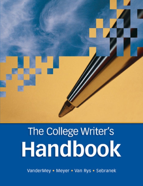 The College Writer's Handbook, Spiral bound Book