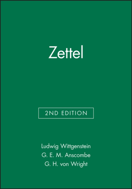 Zettel, Paperback / softback Book