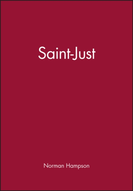 Saint-Just, Hardback Book
