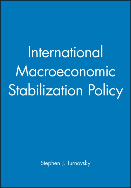 International Macroeconomic Stabilization Policy, Hardback Book