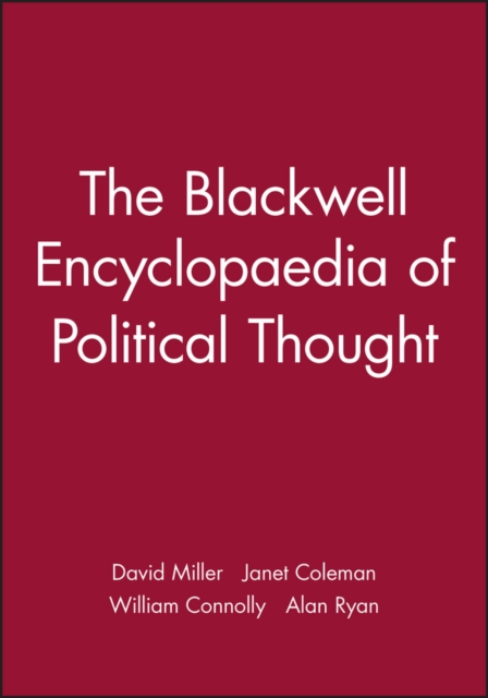 The Blackwell Encyclopaedia of Political Thought, Paperback / softback Book